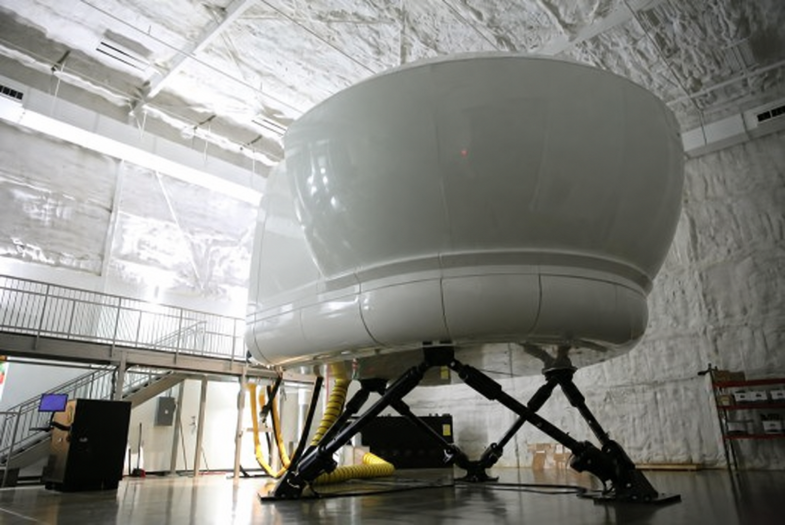 EC145 helicopter full-motion flight simulator